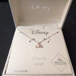 Sterling Silver Disney Cinderella Carriage Necklace